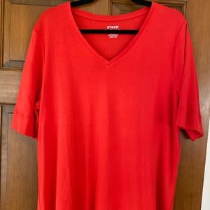 Chico’s Everyday Pima V-neck Tee